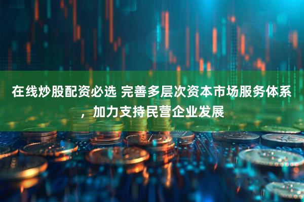 在线炒股配资必选 完善多层次资本市场服务体系，加力支持民营企业发展