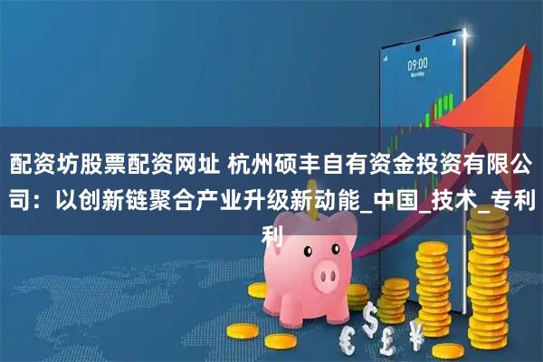配资坊股票配资网址 杭州硕丰自有资金投资有限公司：以创新链聚合产业升级新动能_中国_技术_专利